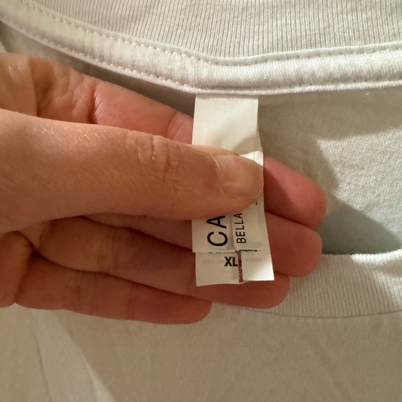 White T-Shirt with American Flag Cowboy Hat Design - Picture 5 of 6